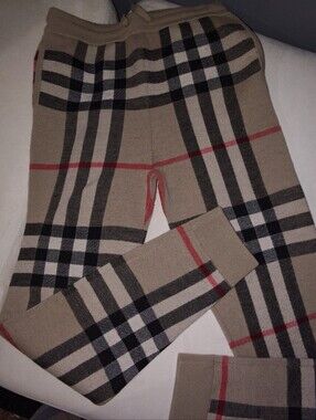 Authentic Burberry Sweater material leggings